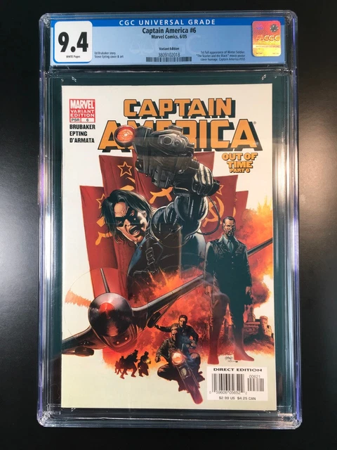 Captain America #6 CGC 9.4 1st Appearance Winter Soldier Epting Cover 2005 NM