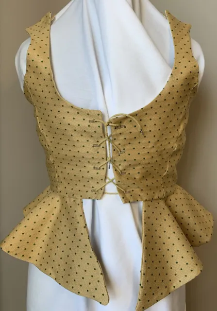 Rev War, Pirate, Fairy Tale, Ren Faire, Colonial, 18th Century Bodice. NWOT. Med