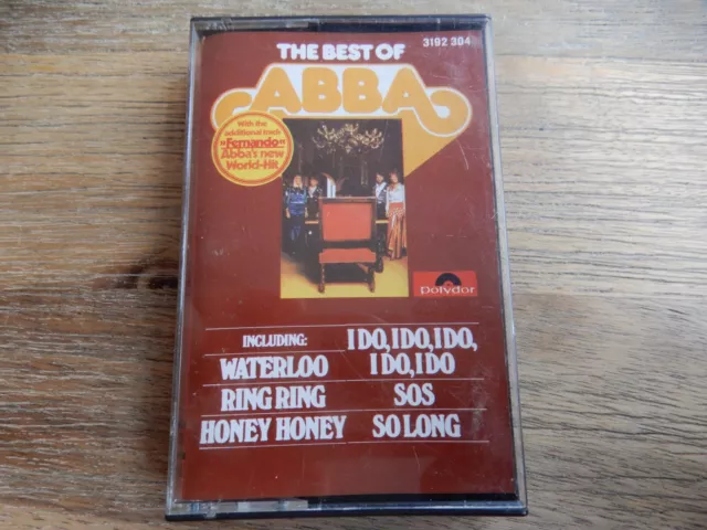 Abba The Best Of ... Musik Kassette Mc Tape 1975 Polar Music & Polydor Rar !