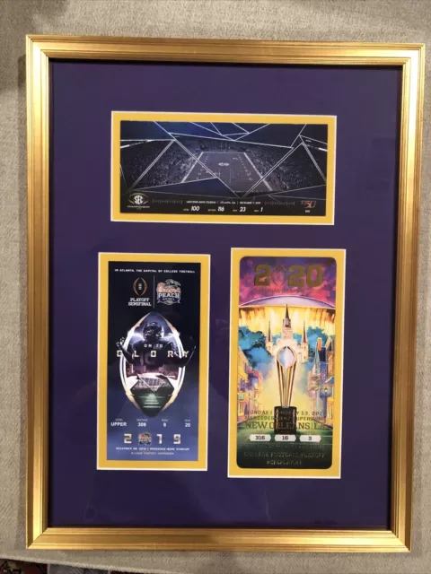 LSU Tigers 2020 National Championship SEC, Peach Bowl And Championship Games