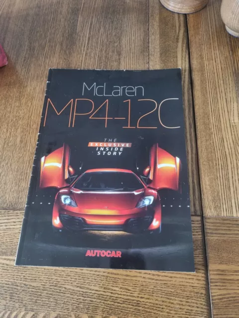 McLaren MP4-12C Coupe Official Guide Autocar Magazine Book Magbook 2011