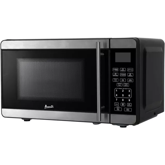 Solwave Ameri-Series Medium-Duty Stainless Steel Commercial Microwave with  Push Button Controls - 208/240V, 1,800W