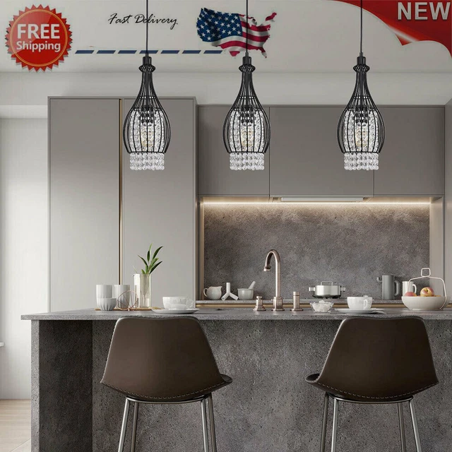2*Pendant Lighting Kitchen Island Chandelier Farmhouse Ceiling Light Fixture E26
