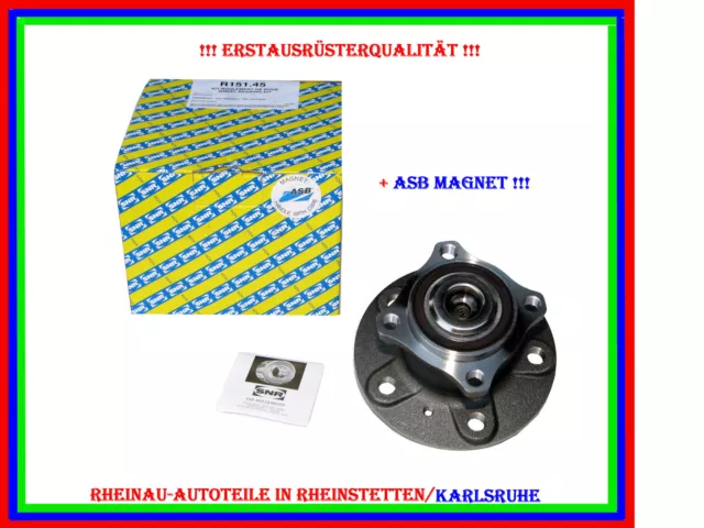 Radlager Radnabe mit Sensor-SNR -HA -NEU- MERCEDES-BENZ A-Kl(W169),B-Kl(W245)