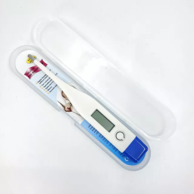 Fahrenheit Digital Thermometer Oral Rectal Underarm Body Baby Fever Kids Adults