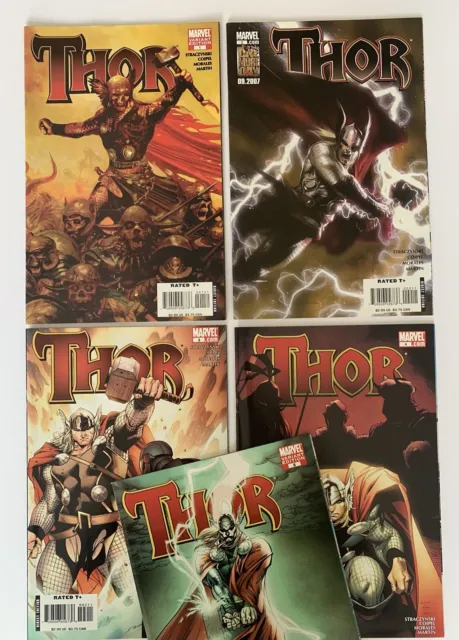 Marvel Comics - Thor  vol 3 1-5 2 3 4 campbell variant (2016) job lot - Bundle