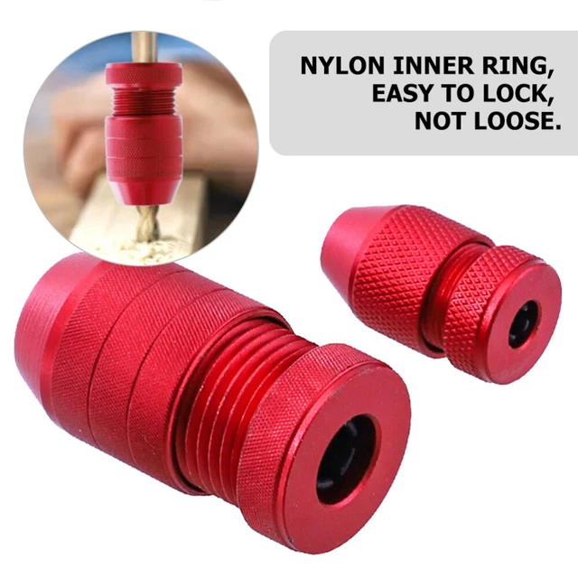 2 Pcs Drill Bit Collar Drill Stopper Step Drill Bit Metal 10
