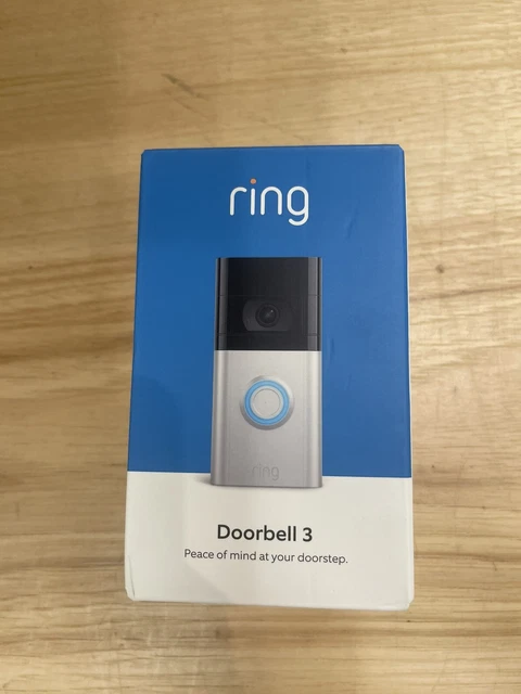 Ring Video Doorbell 3 Satin Nickel Camera BRAND NEW Factory Sealed