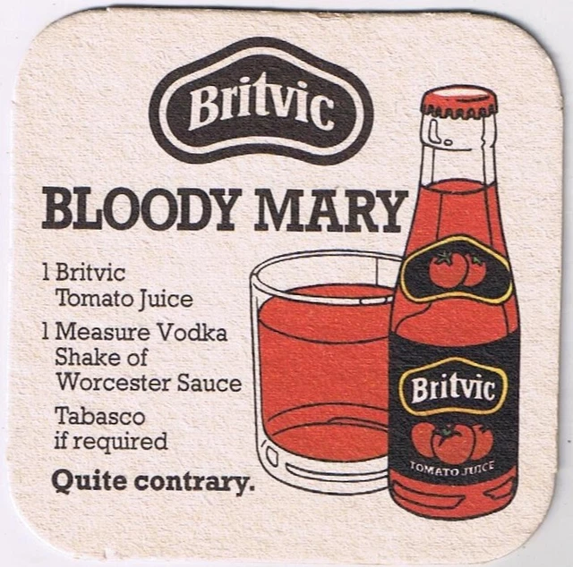 Coaster Britvic Bloody Mary Quite Contrary