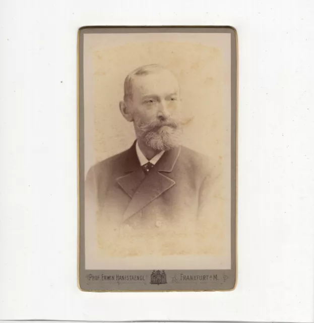 CDV Foto Herrenportrait - Frankfurt Main 1880er