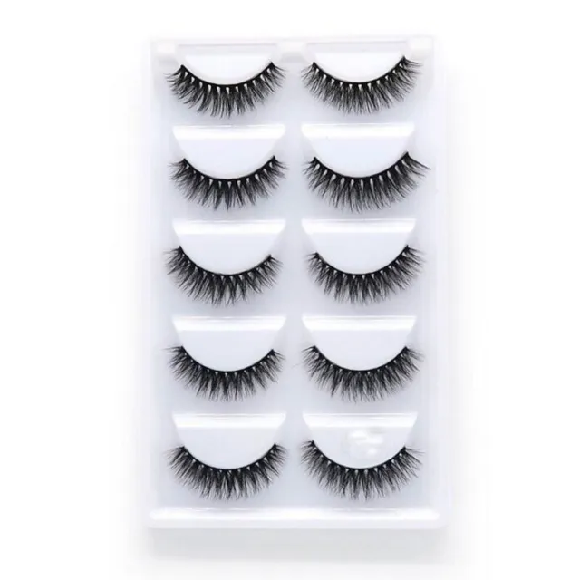 50 Pairs/10box New Mink 3D False Eyelashes Soft Long Thick Fake Eye Lashes