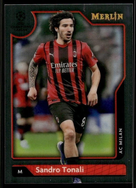 2021-22 MERLIN CHROME UEFA Champions League #97 Sandro Tonali EUR 2,22 ...