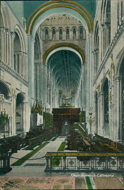 Norwich Cathedral Chor vor 1918