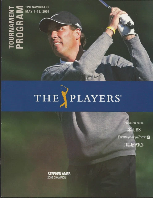 2007 THE PLAYERS Championship PGA GOLF TOURNAMENT PROGRAM TPC 