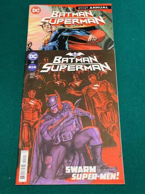 BATMAN / SUPERMAN 2021 Annual (2021 DC Comics) & Batman Superman #21 Yang Rich