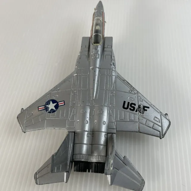 2008 ERTL 7.5" USAF F-15 Eagle Fighter Jet Plane Diecast Vehicle 1364