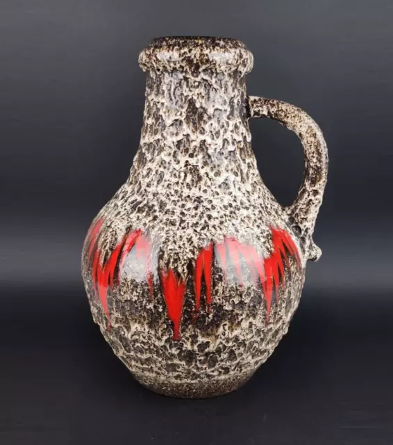 XXL  Vintage SCHEURICH KERAMIK LORA Fat Lava Floor Vase West German Pottery 70s