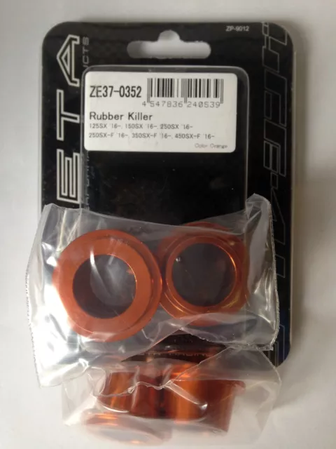 Zeta Rubber Killers Fits  Ktm Sx Sxf 125 150 250 350 450 2016-2023 Orange