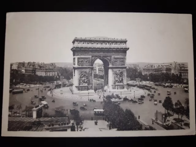 Carte Postale Ancienne Paris La Place De L'étoile