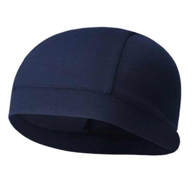 Cycling Skull Cap Helmet Lining Beanie Outdoor Sport Equipment (Dark Blue) FS2#