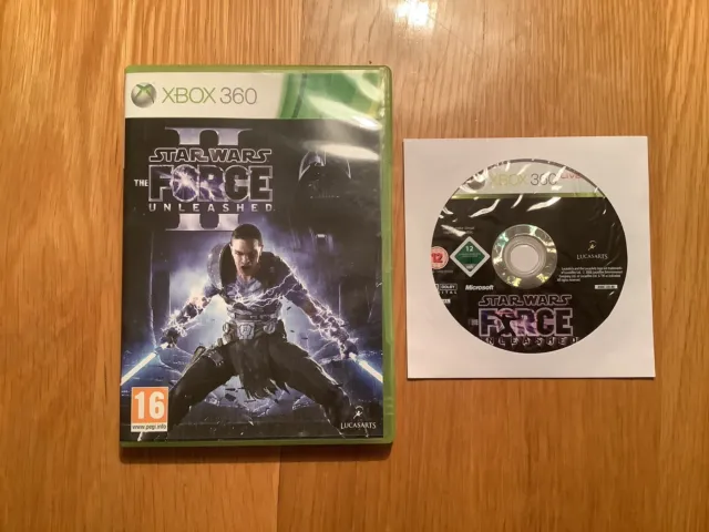 Star Wars The Force Unleashed 1 & 2 - XBOX 360 - Job Lot