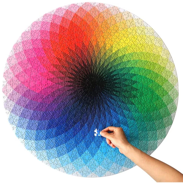 Fantastic Landscape Pattern 1000PCS Jigsaw Puzzles Round Shape Kids Game Gift US