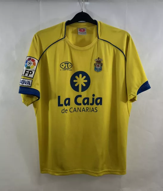 Las Palmas Home Football Shirt 2006/07 Adults Large Pi Tres Cartorce A213