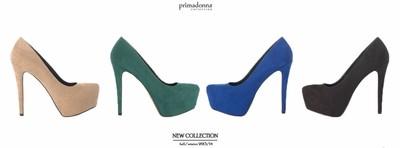 Slingback lace-up blu in raso, tacco 11 cm | Primadonna Collection