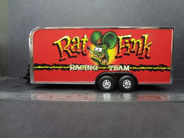 Aerovault MkII Enclosed Car Hauler Trailer – 1:64 Scale Diecast Model With Opening Door