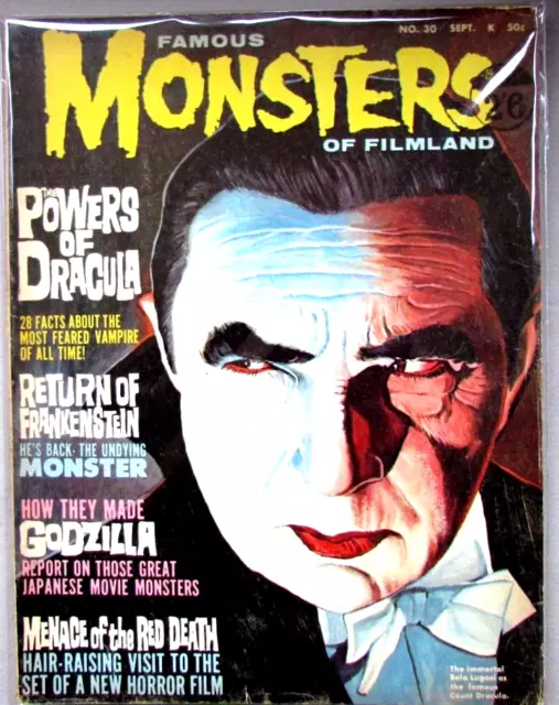 Warren Magazine Famous Monsters Of Filmland #31 Fine Condition