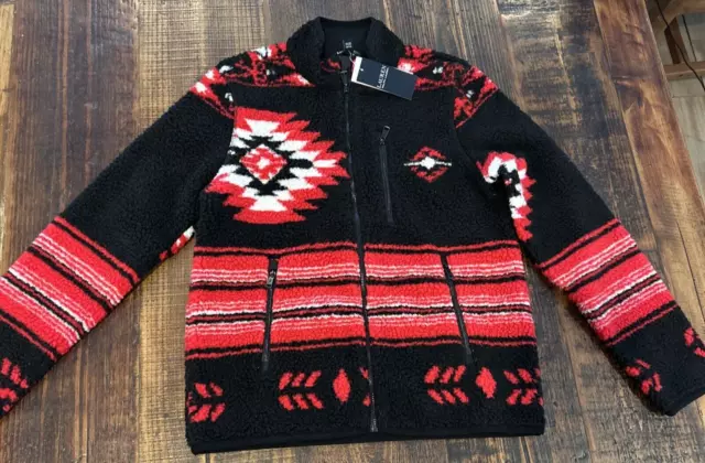 Polo LAUREN Ralph Lauren Womens XXS Sherpa Aztec Jacket Multicolor NWT
