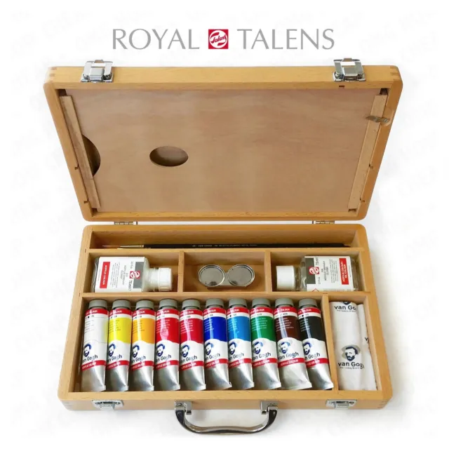 Royal Talens - Van Gogh Acrylic Paint Artist Set in Premium Wooden Case