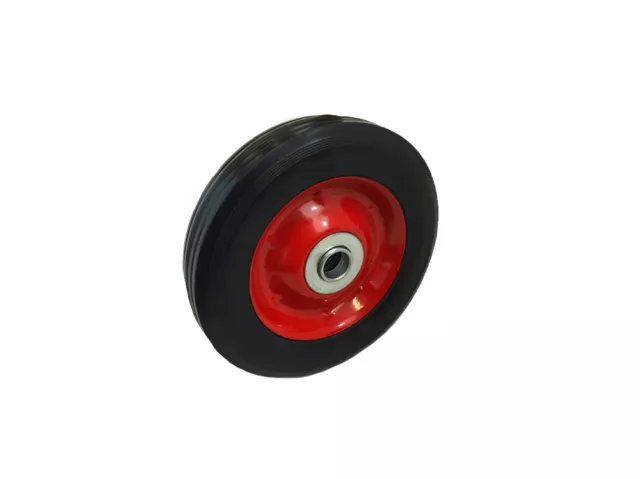 6" Solid Trolley / Sack Truck Wheel With 16Mm Roller Bearings Metal Centre