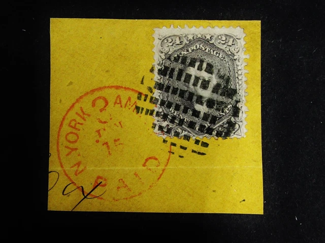 nystamps US Stamp # 78 Used Paid $480 Fancy Cancel    Y26x1910