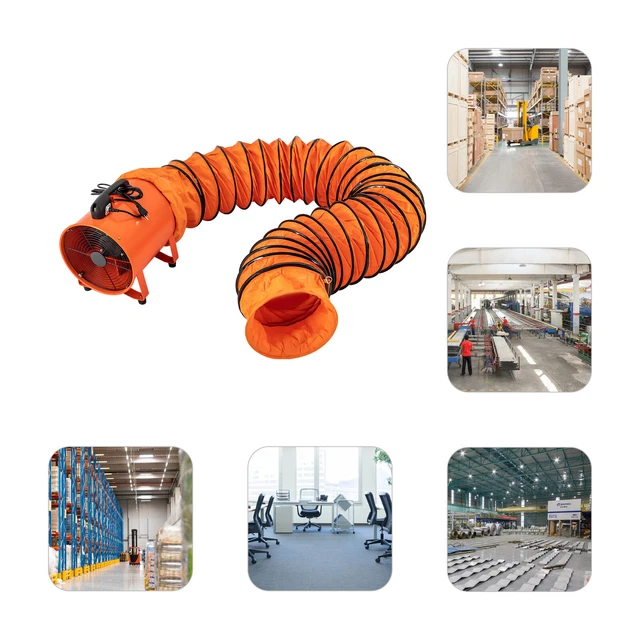 EXTRACTOR FAN BLOWER Portable Duct Hose Ventilator Industrial Air Mover