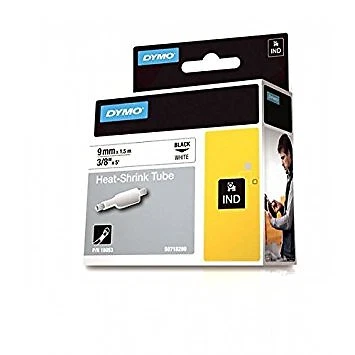 Dymo Rhino 784-18053 0.37 in. White Heat Shrink Tubing