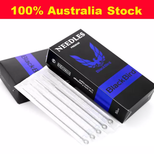 50 x Standard 1203RL 3 Round Liner Sterilised Disposable Stainless Tattoo Needle