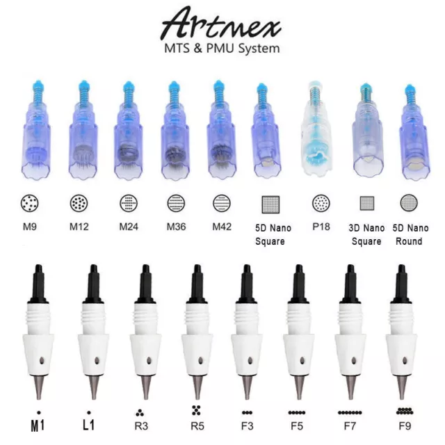 Tattoo Cartridges Tip For Permanent Makeup Tattoo Machine Artmex V8 V6 V9 V11 V3