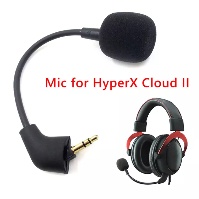 Replacement Game Mic 3.5mm Microphone for Kingston HyperX Cloud 2 II X Core