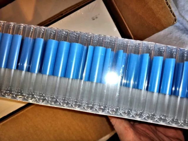 FISHERBRAND™ DISPOSABLE CULTURE TUBES- 1000 12MM x 75MM LIME GLASS W/ BLUE PATCH