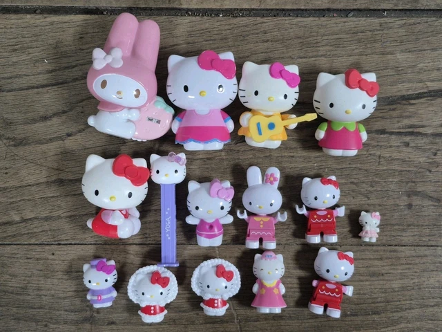 Comansi – Lot De 4 Figurines Hello Kitty And Friends – 6 Cm – My Melody, Kuromi, Cinnamoroll – Vinyle – Collection