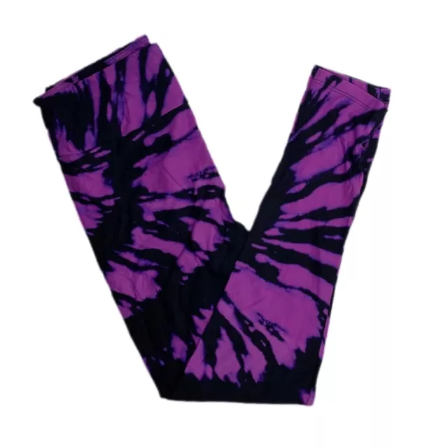 TC2 Lularoe Leggings 2023 Halloween Witchful Thinking Tie Dye Purple