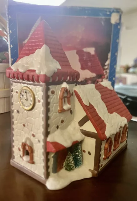 Vintage Village Lighted Ceramic Christmas Village Church