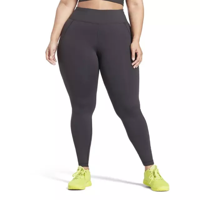 NWT Reebok Lux High-Waisted Tights, Black Small