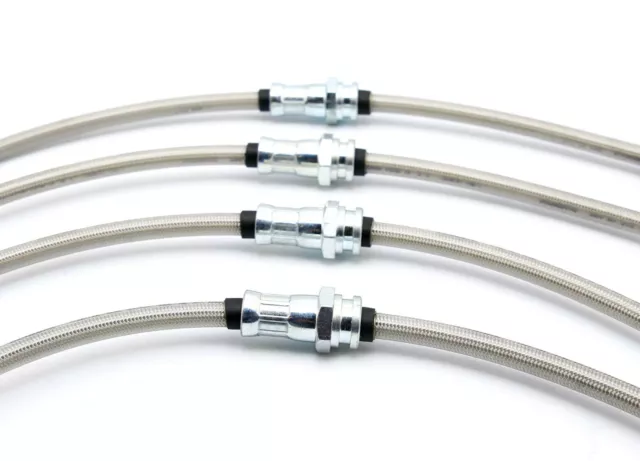 Ford Laser KF/KH (Rear Discs) TX3 Turbo 1990-1994 - SAFEBRAKE Performance Hoses 3