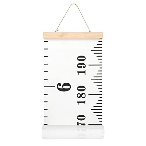 Baby Growth Chart Handing Wall Decor for Kids, Canvas Removable .