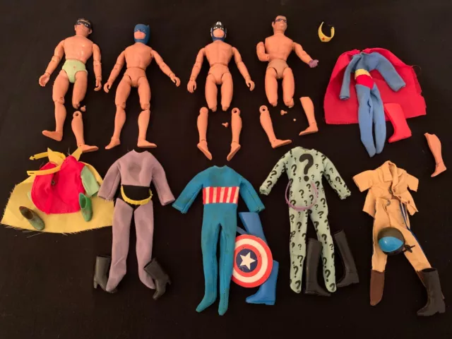 Vintage Lot of 4 MEGO 8" Action Figures Plus Bonus Vintage Lot of 4 MEGO 8" Action Figures Plus Bonus