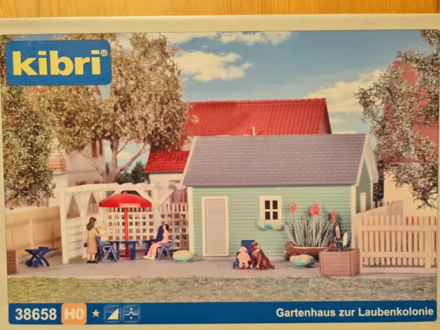 Kibri 38658 H0 1:87 Gartenhaus Haus Laube Bausatz OVP neu