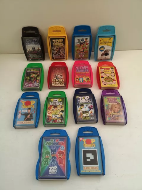 Top Trumps Card Game x 14 - Kids, Horrible Histories, PJ Masks, Ben 10, Turtles