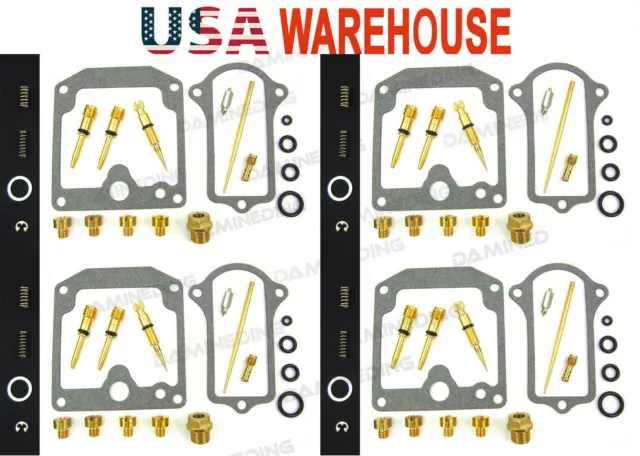 4 x carburetor CARB REPAIR rebuild KIT 77-78 kz650 kz650c kz650d kz650b-US stock